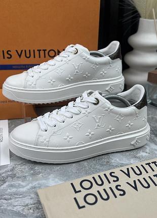 Louis vuitton time out monogram sneakers женские кроссовки кожа оригинал 39 eur