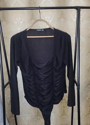 Стильный боди(батал) boohoo u920 eur48