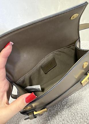 Крос-боді для жінок h&m хакі 4