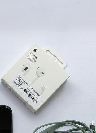 Б\у навушники apple earpods with lightning