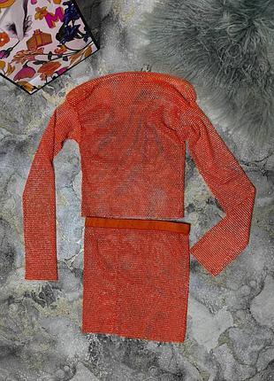 Костюм 2в1 весь в стразах 3