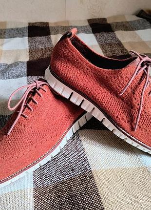 Оксфорди cole haan zerogrand stitchlite wool wingtip oxford