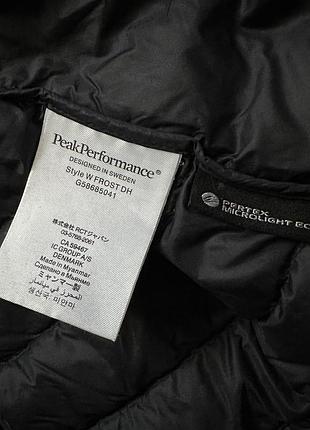 Жіночий пуховик peak performance 8