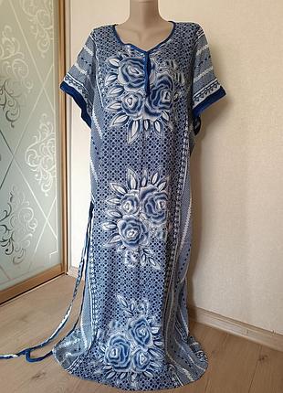 Нова довга жіноча сукня кафтан besama batik/сукня з натуральної віскози bb