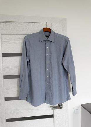 Propercloth xl oxford рубашка сорочка чоловіча блакитна голуба