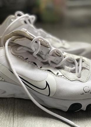Кросівки чоловічі nike react білі 28.5 см