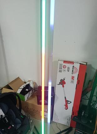 Підлогова кутова smart rgb led лампа-торшер з дистанційним керуванням