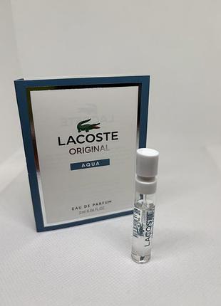 Оригинал пробник lacoste original aqua парфюмированная вода