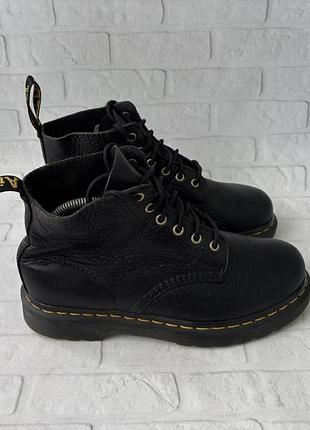 Шкіряні чорні черевики доктор мартінс dr. martens 101 ub ambassador black leather size 40 розмір чоботи черные кожаные ботинки сапоги оригінал