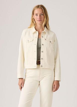 Джинсова куртка levi's на ґудзиках
