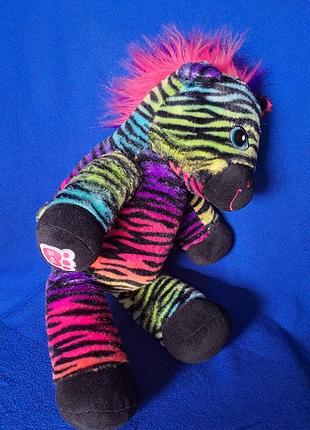 Зебра.43 см.мягкая игрушка.м'яка іграшка.build-a-bear workshop 9
