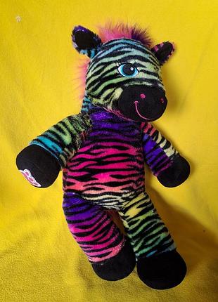 Зебра.43 см.мягкая игрушка.м'яка іграшка.build-a-bear workshop 8