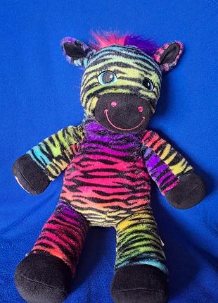 Зебра.43 см.мягкая игрушка.м'яка іграшка.build-a-bear workshop 2