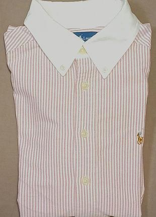 Комір 37 см  ralph lauren size s (8)  дитяча  oxford сорочка 100% cotton made in indonesia