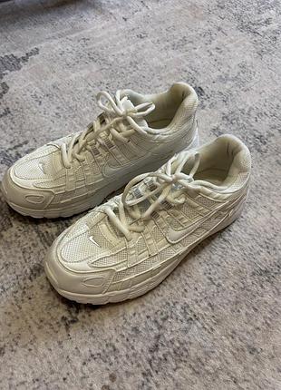 Кросівки чоловічі nike p-6000 білі