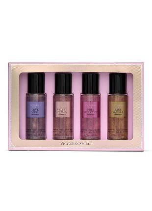 Подарочный набор мистов с шиммером victoria’s secret 4 аромата