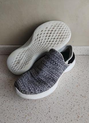 Жіночі сліпони мокасини skechers you 14951-char coal