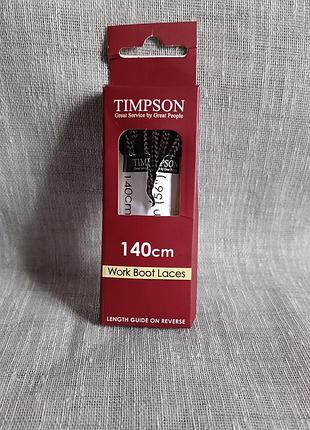 Коричневые шнурки для обуви от timpson.