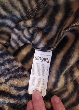 Шуба жіноча sinsay тедді анімалістичний принт