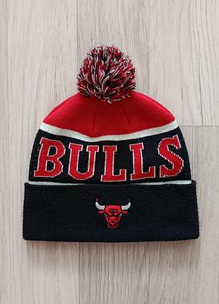 Зимова шапка помпон chicago bulls nba s/m