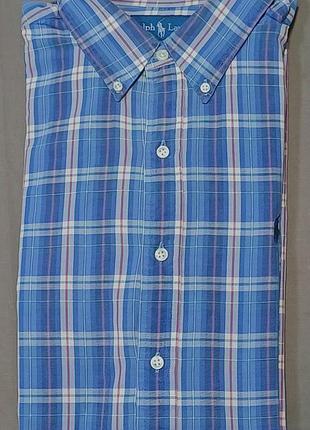 Комір 42 см  ralph lauren size l картата  сорочка