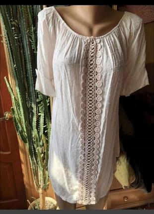Удлиненная блуза италия