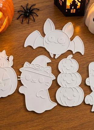 Розмальовки halloween фігурки 5 шт