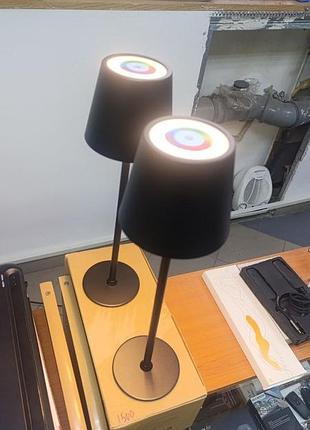 Название: аккумуляторная настольная rgb/w лампа briloner с сенсорным управлением