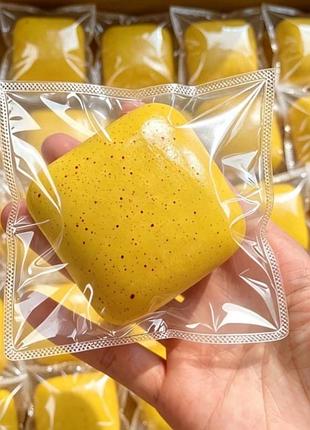 Игрушка антистресс, сквиш хлеб, булочка, хлебчик / желтый