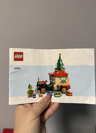 Інструкція  lego seasonal вантажівка санти (40746)