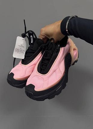 Кросівки adidas edge runner чорні, рожеві, текстиль