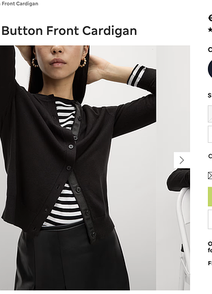 Кардиган m&amp;s текущая коллекция, 82% вискозы 10