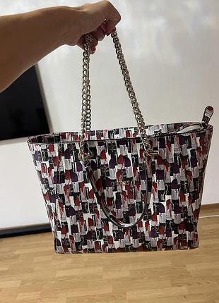 Сумка жіноча guess різнокольорова повсякденна