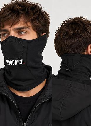 Маска-балаклава hoodrich чорна / face & neck warmer