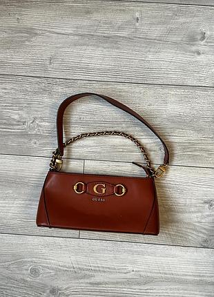 Сумка жіноча guess коричнева