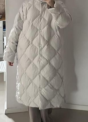 H&m premium selection пухове 🪶пальто m-l 6