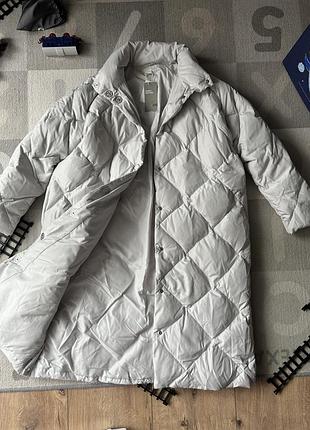 H&m premium selection пухове 🪶пальто m-l 8