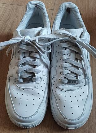 Кросівки nike air force 1 білі 4