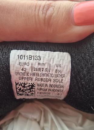 Кросівки asics білі з чорним 6