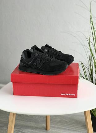 Кросівки new balance 574 black 4