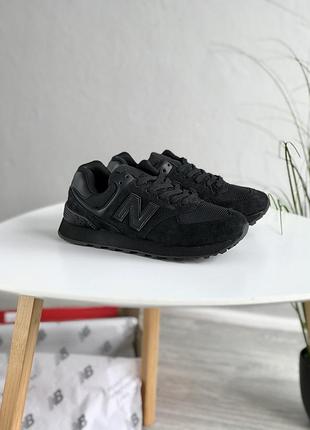 Кросівки new balance 574 black 6