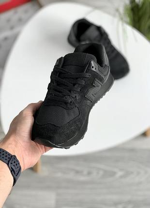 Кросівки new balance 574 black 2