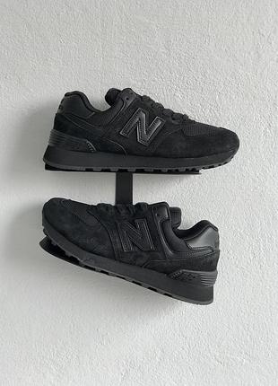 Кросівки new balance 574 black 8