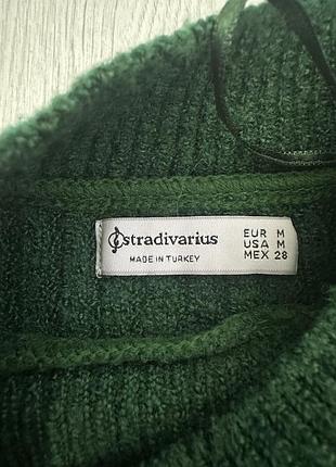 Обʼємний укорочений светр stradivarius 2