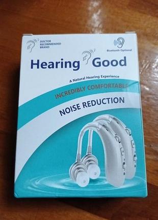 Назва: підзарядний слуховий апарат hearing good noise reduction (з bluetooth)