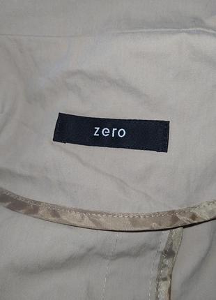 Легкий двобортний тренч плащ пильовик zero розмір s/m 3