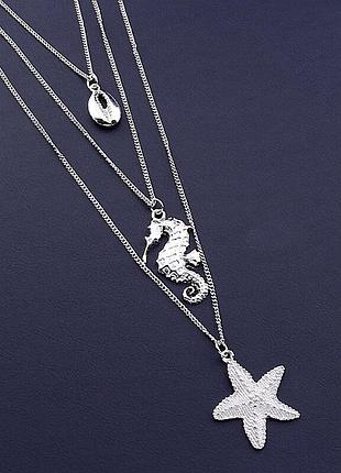 Подвески 'fashion' 60 см из бижутерного сплава