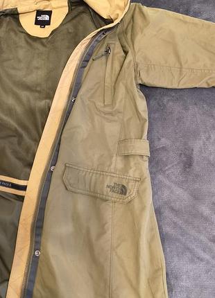 Парка the north face чоловіча хакі 4
