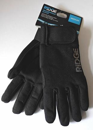 Новые фирменные перчатки ridge weatherproof, размер m.