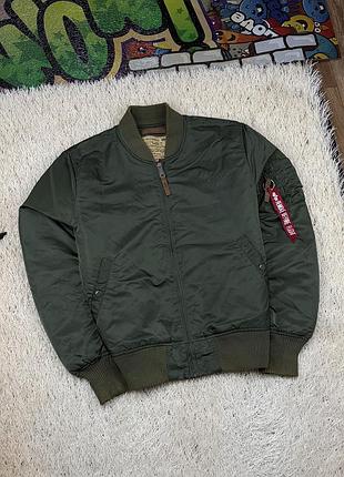 Оригинальный мужской бомбер alpha industries ma-1 куртка